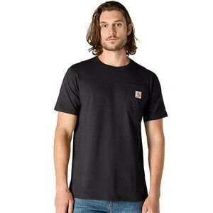 CARHARTT Men's Force Relaxed Fit Short-Sleeve Pocket T-Shirt Size XL In Black